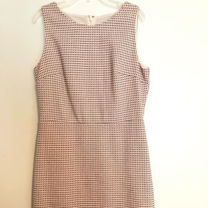 Pink tweed loft dress